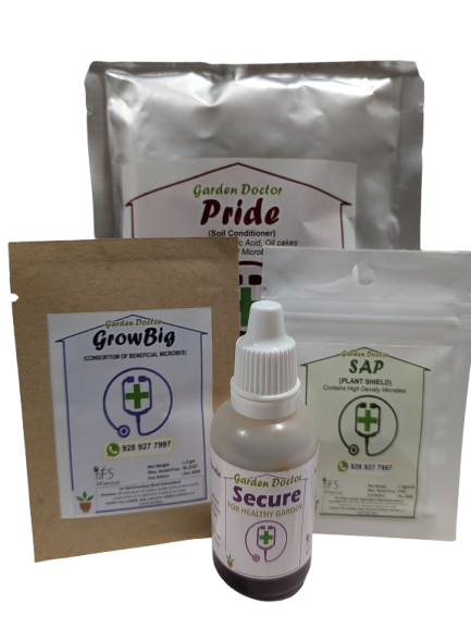 Combo 3 Big: Pride, GrowBig, SAP & Secure (for up to 36 plants)