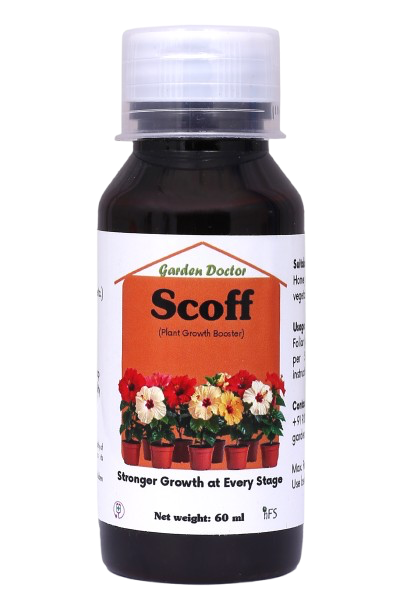 SCOFF: Natural Plant Growth Enhancer | Growth Booster | Promotes Flowering, Fruiting | Prevents Dropping