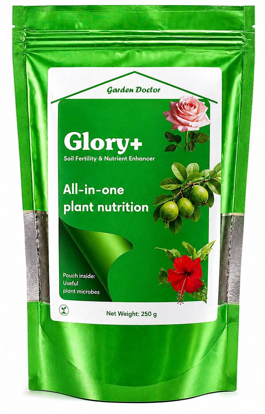 GLORY+: All-in-One Plant Nutrition & Natural Plant Microbes| Microbial Nutrient Enhancer for Balanced Plant Food