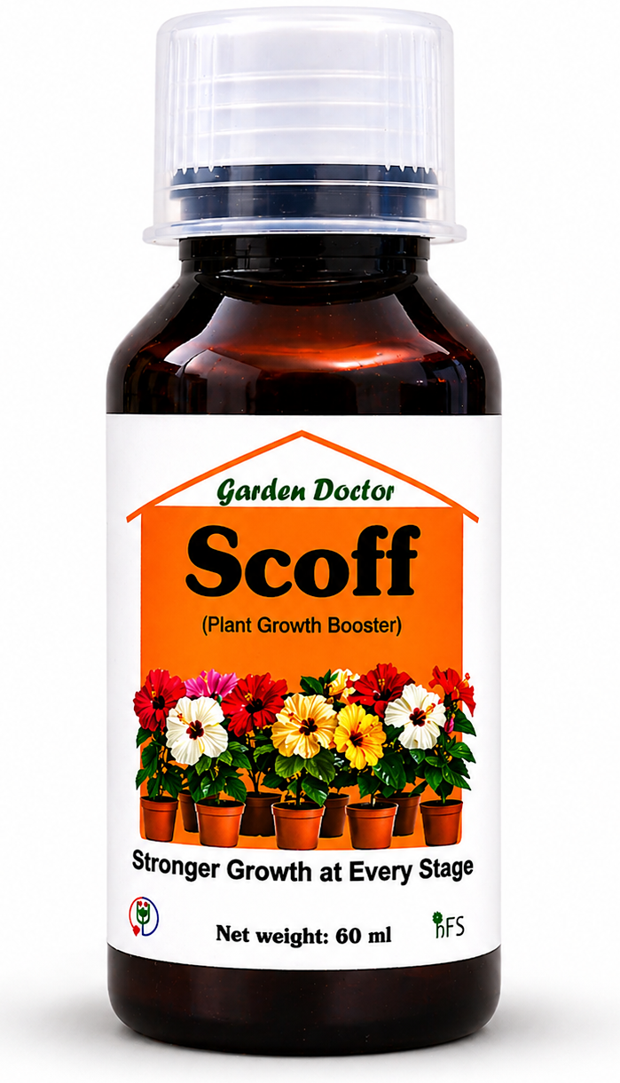 SCOFF: Natural Plant Growth Enhancer | Growth Booster | Promotes Flowering, Fruiting | Prevents Dropping